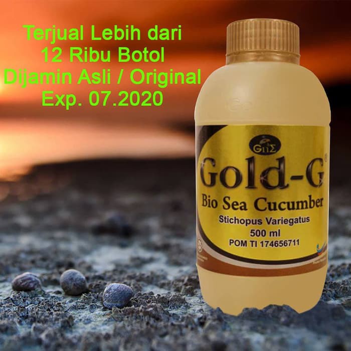 Jelly Gamat Gold G 500 ml Sea Cucumber Dari Teripang Laut Berkualitas Asli Original