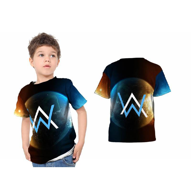 Kaos Anak Unisex ALAN WALKER 3D Full Print Sublimation ART 1