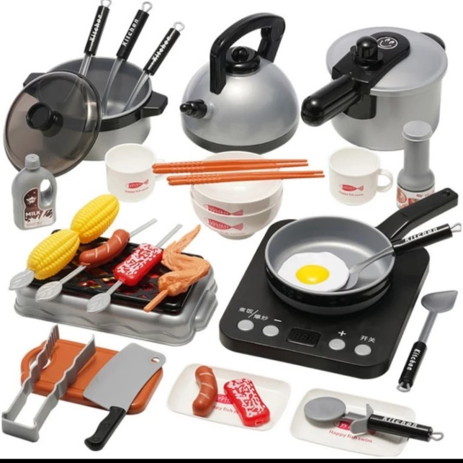 Mainan anak Pretend play Home kitchen playset Masakan NO.5715 - Mainan Peralatan Masak Anak Cewek