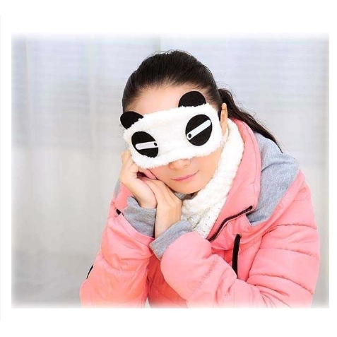 HL0071 PENUTUP MATA KARAKTER PANDA SLEEPING EYE COVER KARAKTER CUTE AKSESORIS TIDUR IMPORT