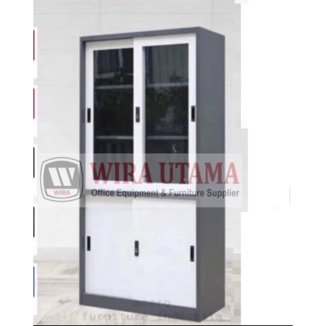 Lemari Obat / Lemari Dokumen Besi / Lemari Swing Kaca / Lemari Dorong Kaca / Lemari Besi Kaca / MEDA