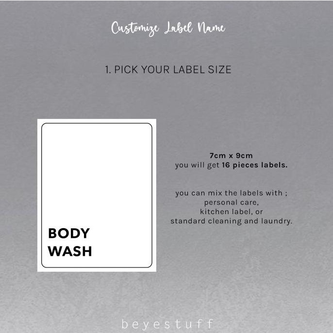 

OPEN RESSELER MINIMALIST LABEL - Customize Your Label