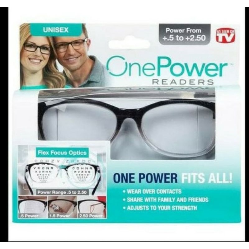Kacamata Baca Auto Plus Unisex ONE POWER READERS