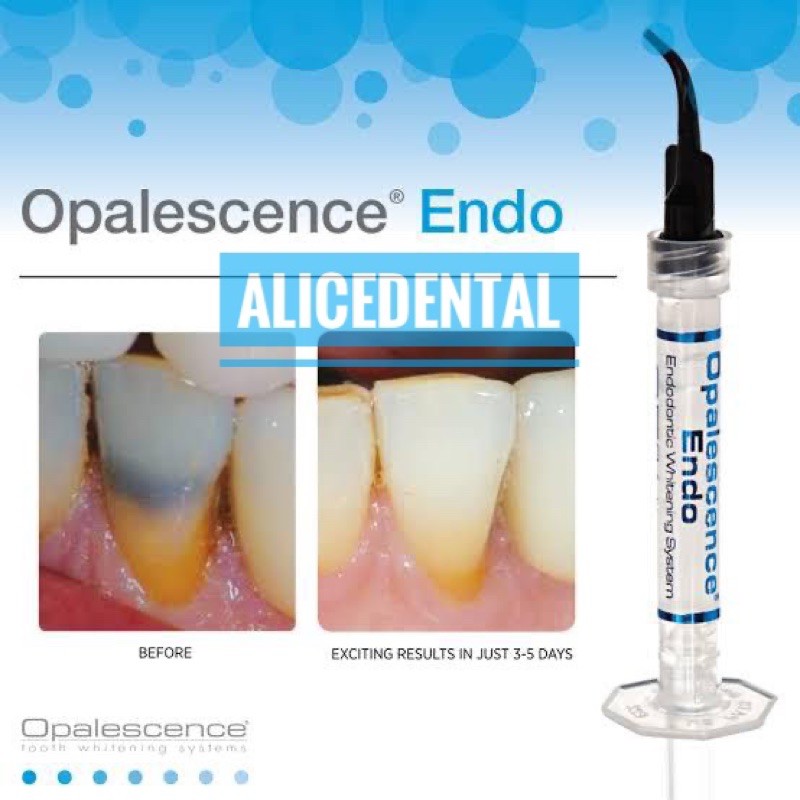 Opalescence endo dental intra coronal whitening opal intracorona corona bleaching intrakorona korona