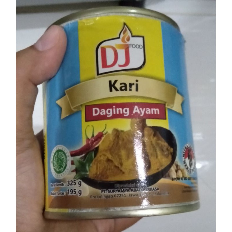 DJ Food Kari Daging Ayam 325gr