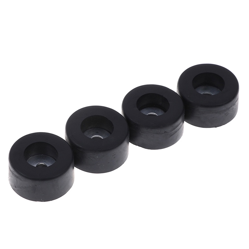 Deid 4Pcs Bantalan Kaki Speaker Bahan Karet Ukuran 38mm x 19mm