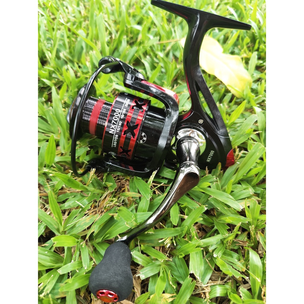 reel pancing NX seri besi 20kg max drag CNC handle alat memancing spinning reel promosi murah alat pancing