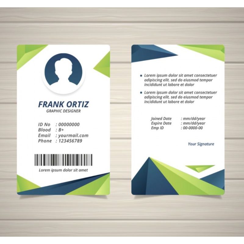 

Cetak Kartu Pelajar atau ID card bahan PVC Premium tebal