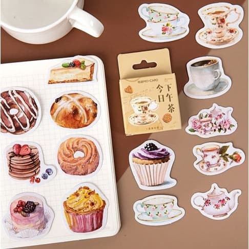 Label Stickers - Afternoon Tea (45pcs)