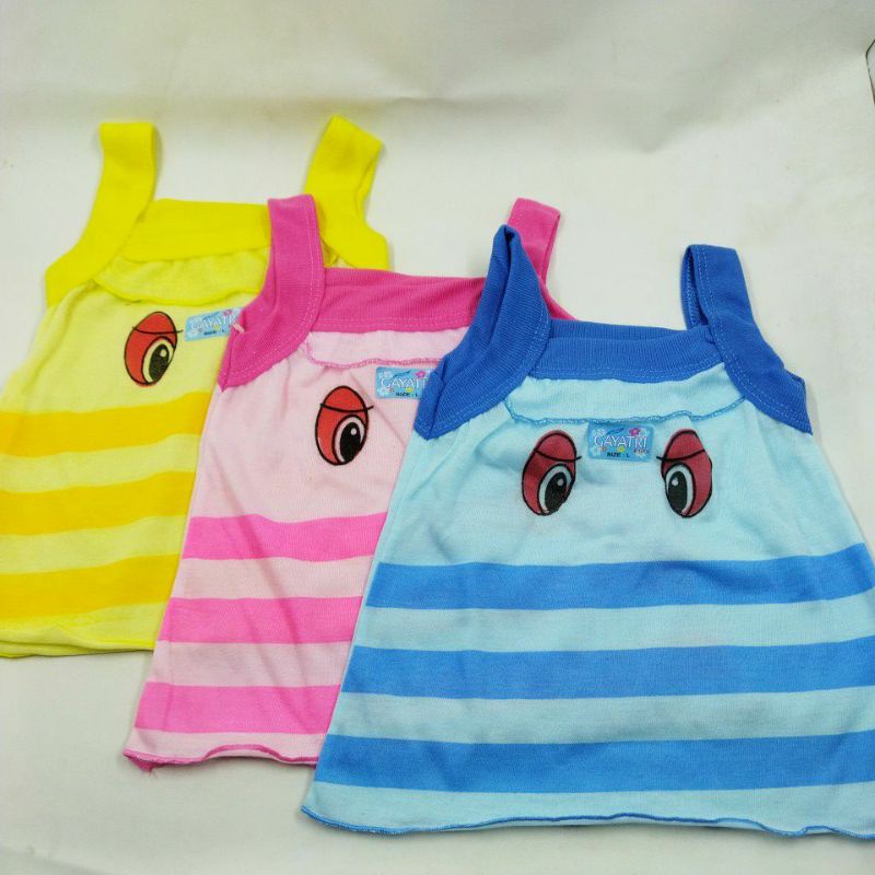 Kaos Dalam Anak Bayi Balita Mata XL Singlet Anak Kaos Kutung Anak Murah Lokal