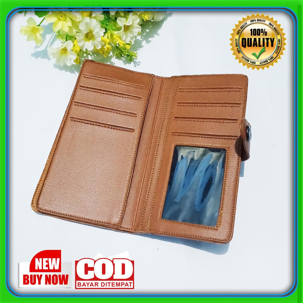 DOMPET PRIA LEVI'S PANJANG KANCING KULIT PVC TERBARU COD BAYAR DI TEMPAT