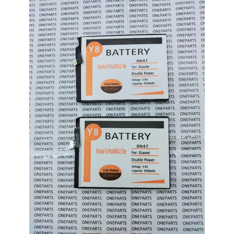 BAT BATTERY BATERAI BATRE XIAOMI REDMI 6 PRO MIA2 LITE BN47 Y8 DOUBLE POWER