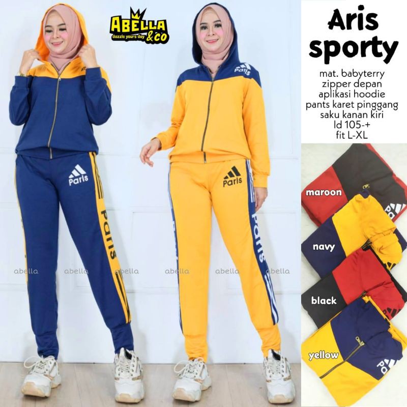 Setelan olahraga wanita_Aris Sporty by Abella&co _Kanawa fashion