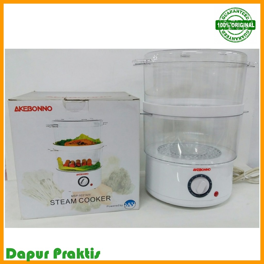 Alat Kukusan Listrik Pengukus Akebonno Steam Cooker MSP 92214 | Shopee