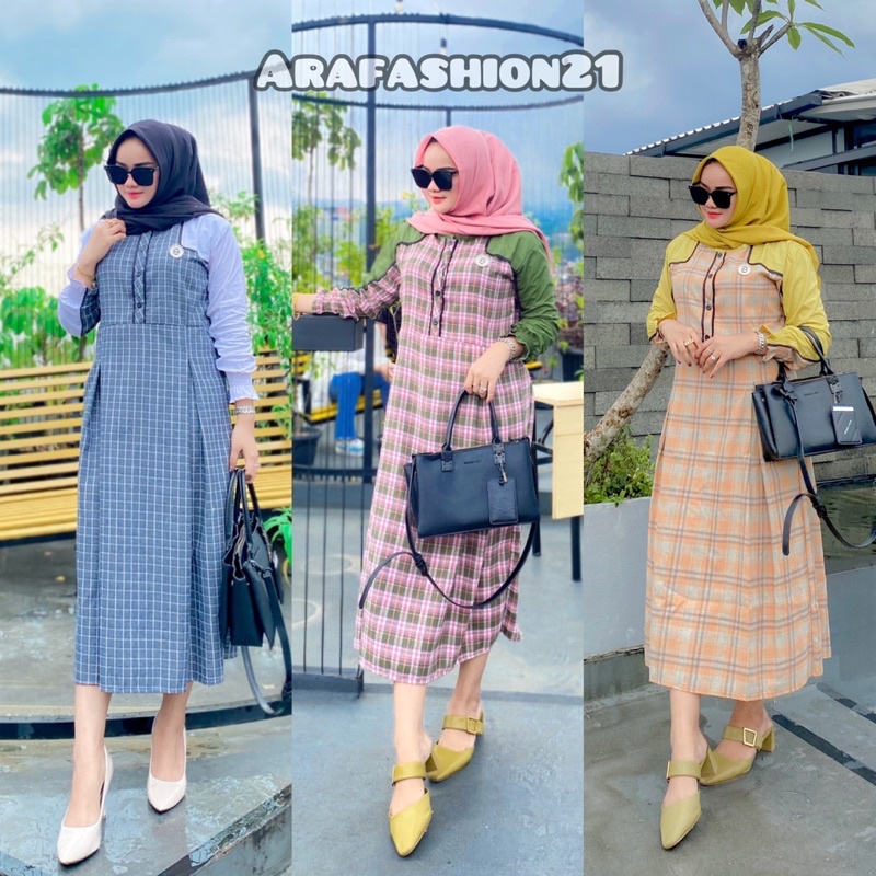 Midi Dress Shaqueenara By TRQ