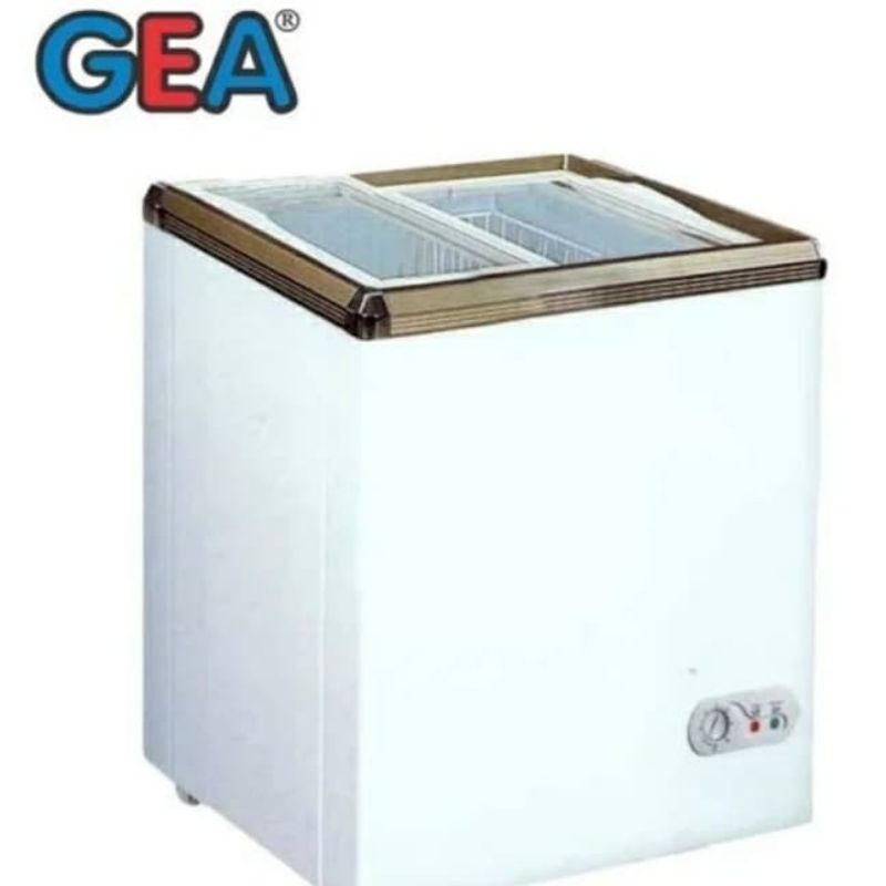 KULKAS BOX CHEST FREEZER KACA GEA 100 LITER SD 100 F