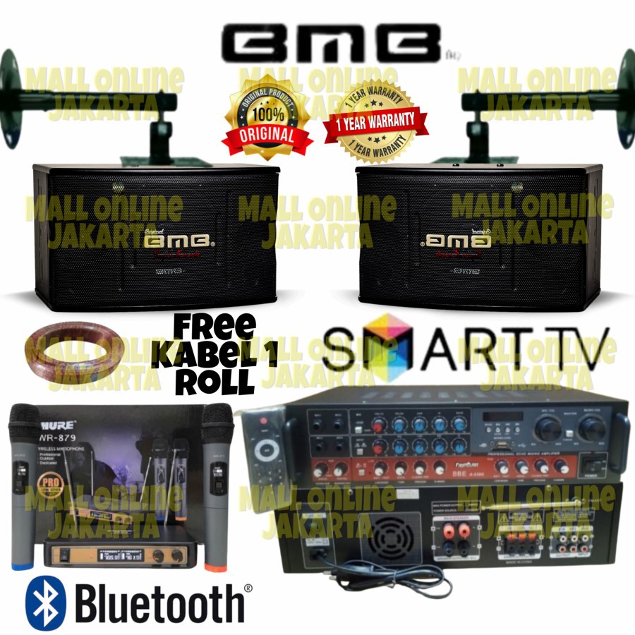Paket Karaoke Bmb 10 inch Sound system Bbe Proceccor Original