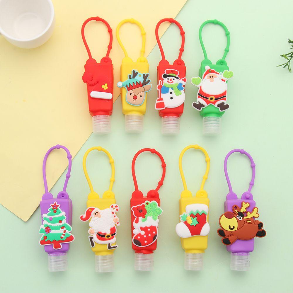 R-FLOWER Botol Silikon 30ml Portable Sub-Botol Wadah Kosong Isi Ulang