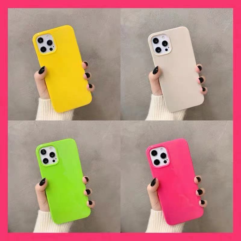 Colorful Case For iPhone 7plus 8plus 11 12 Pro Max 6 6s 7 8 Plus XS MAX X XR SE 2020 Macaron Soft TPU Back Cover