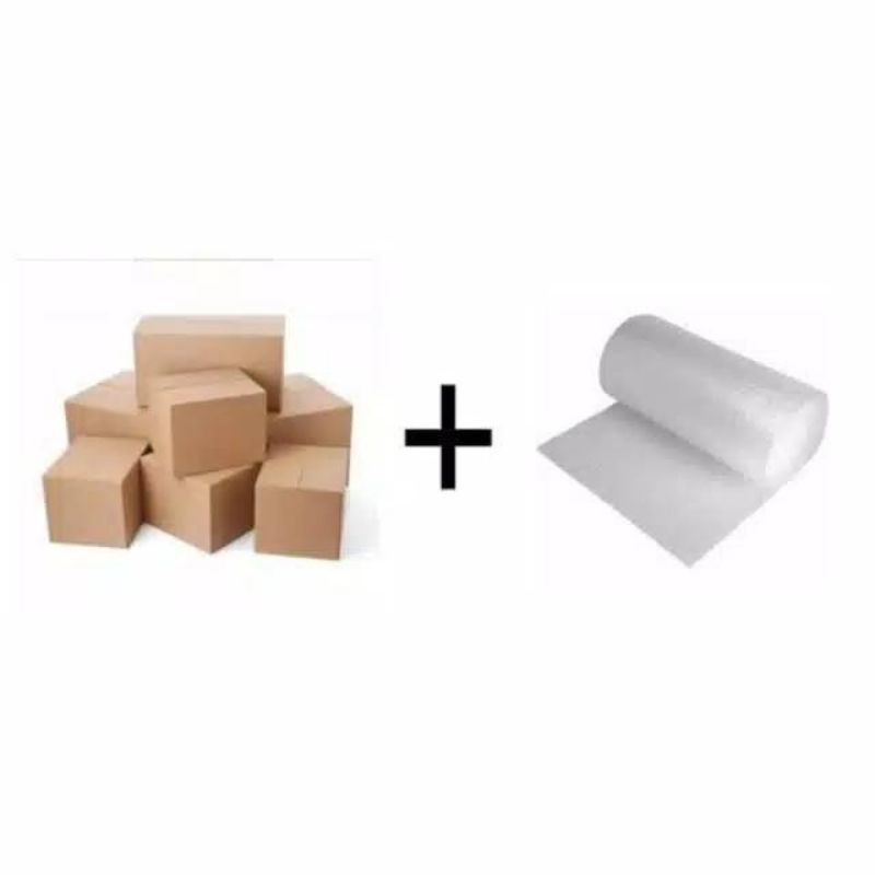 

Tambahan Packing Bubble wrap & kardus