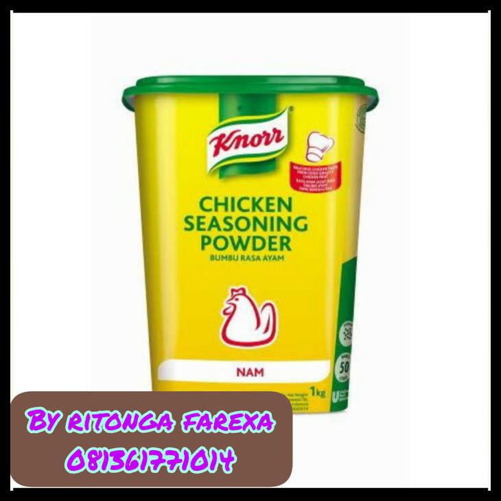 

Ready - Knorr Nam Chicken Seasoning Powder / Kaldu Ayam Bubuk Non Msg 1Kg