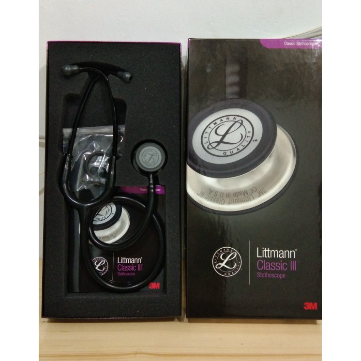 Jual Stetoskop Littmann Classic III Black Edition Littmann classic 3