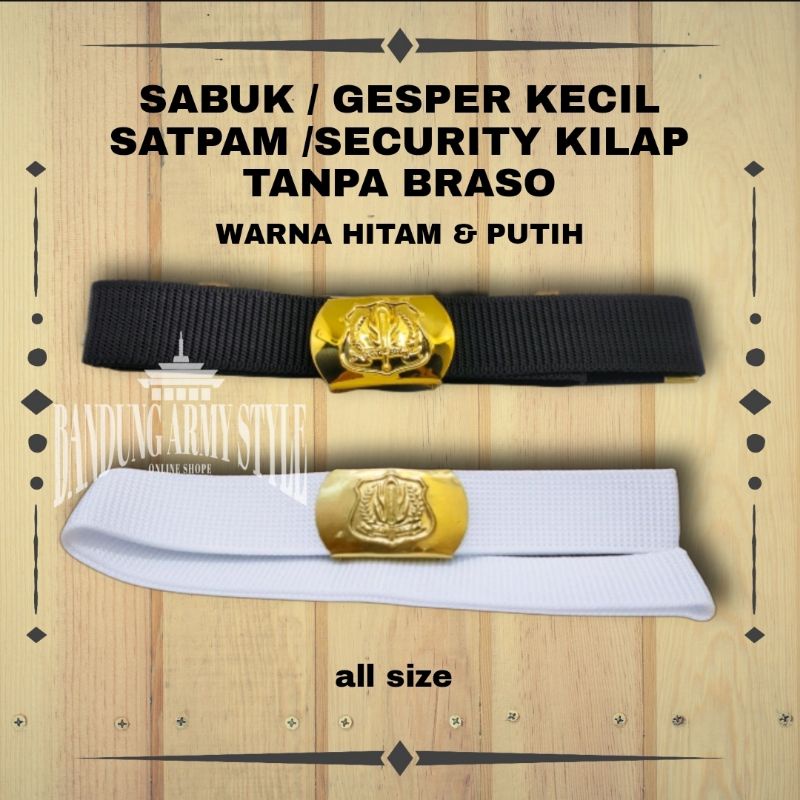 SABUK KOPEL SECURITY SATPAM BRIMOB KEAMANAN IKAT PINGGANG PDL PDH MURAH BERKUALITAS BANDUNG