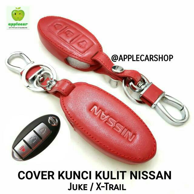 Sarung Kunci Kulit Cover Key /Leather Key Cover /Kondom Kulit Kunci Mobil Nissan