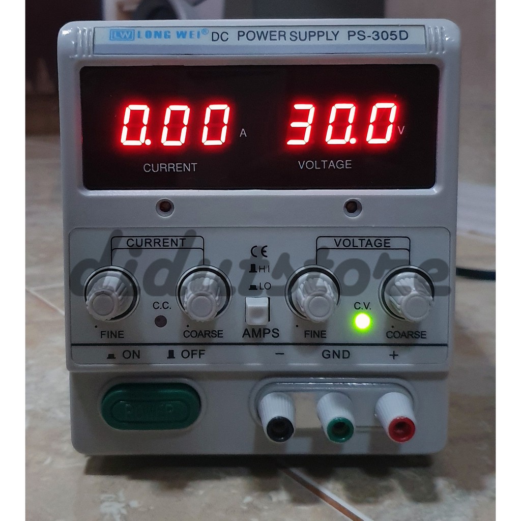 Jual Power Supply DC Long Wei PS-305D 0-30V 0-5A (Trafo) | Shopee Indonesia