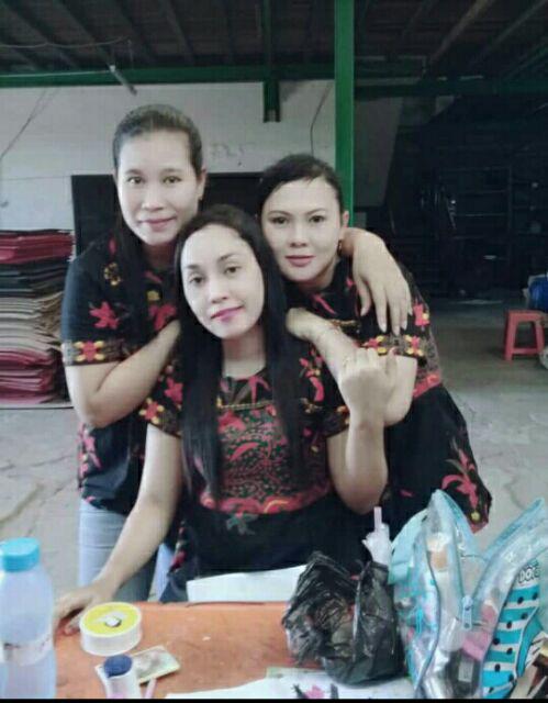 Atasan Batik Dolby Dolbi Dobby Doby Tenun Sutra Tulis Halus Katun Atbm Baron ,sarombit Atasan