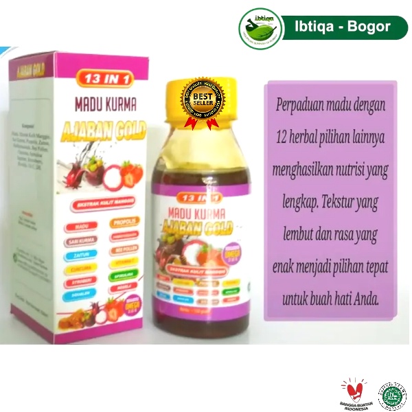 

Madu Kurma Ajaban Gold 13 in 1 | Madu Kurma Nutrisi Tumbuh Kembang 100% Original
