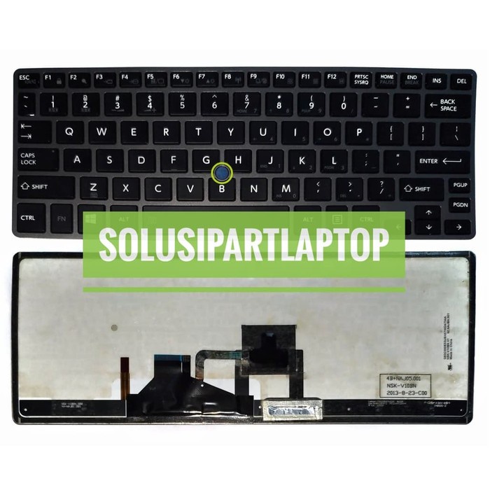 KEYBOARD Toshiba Z30 R634 R63/W4M R63/P R634/M R634/K R634/L R63/B PR63 FRAME BACKLIGHT POINTER