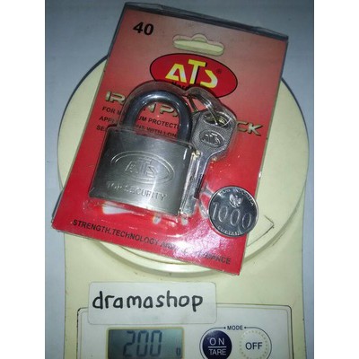 Gembok Besi  ATS 40mm Iron Padlock 40 mm