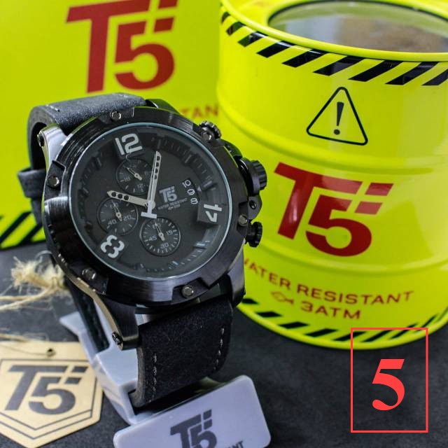 Jam Tangan Pria T5 H3638 T5 H 3638 original chronograph bergaransi free tin box