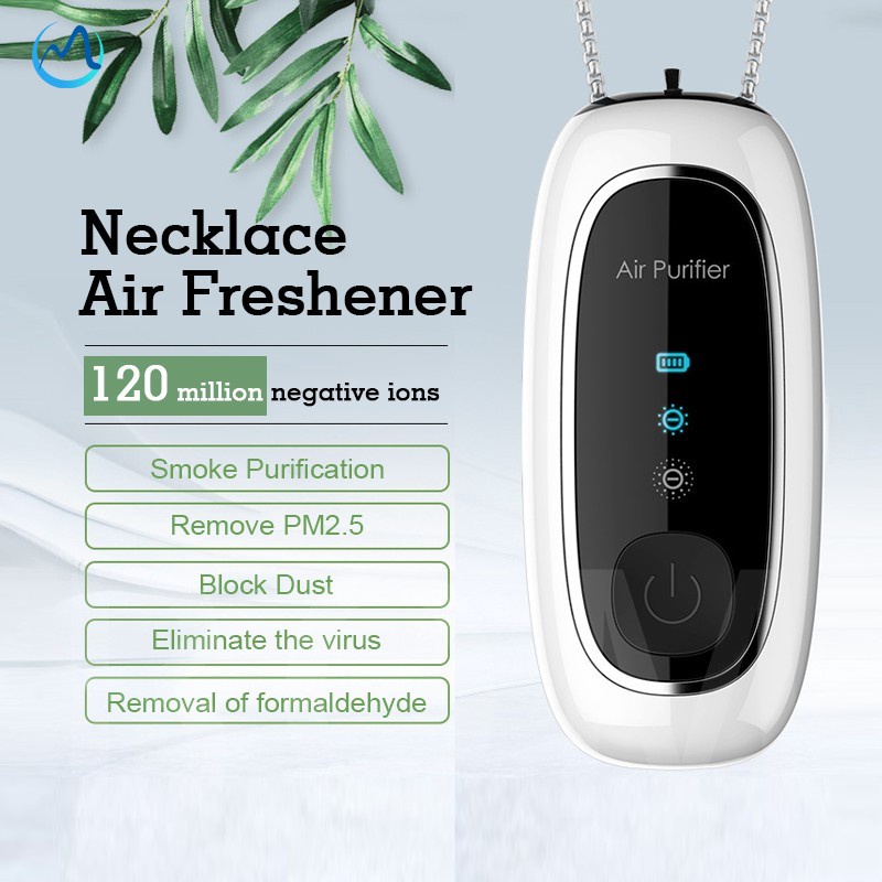 Kalung Negatif Ion Portabel Air Purifier Anion Wearable Air Purifier Kalung Personal Air Fresher