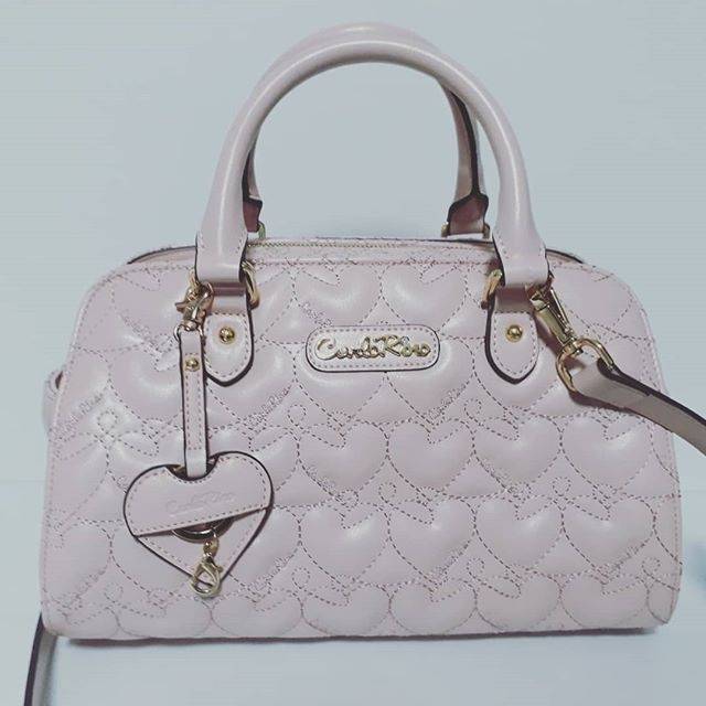 Original CARLO RINO Pink Heart Sling Bag