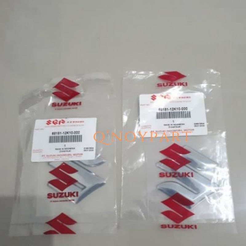 emblem logo S sayap suzuki SATRIA FU FI PREDATOR black original sgp