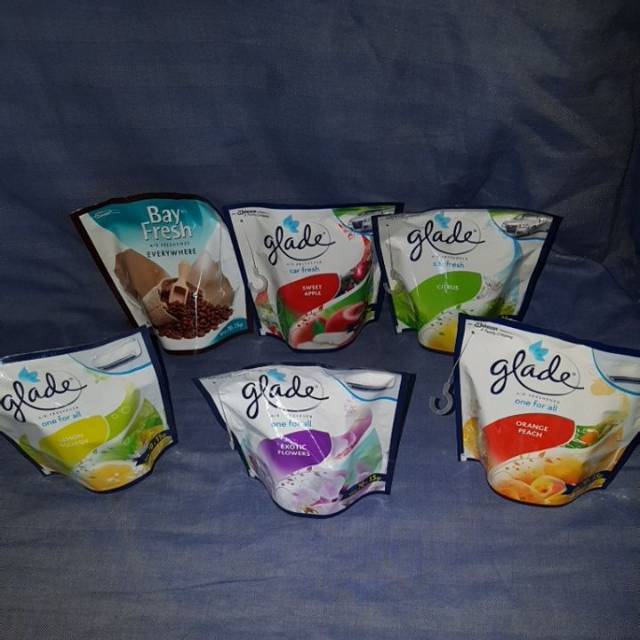 Glade one for all dan car fresh 70gr ori