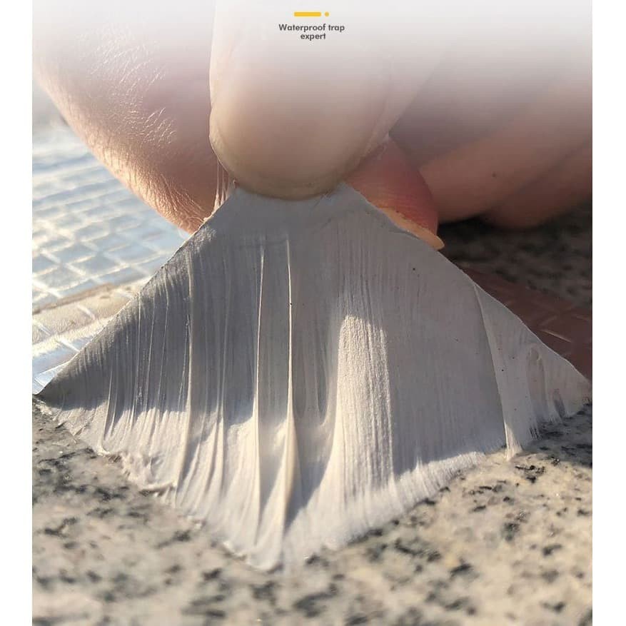 Lakban Anti Bocor Anti Air Aluminium Foil Butyl Waterproof Tape ISOLASI AJAIB TAHAN AIR