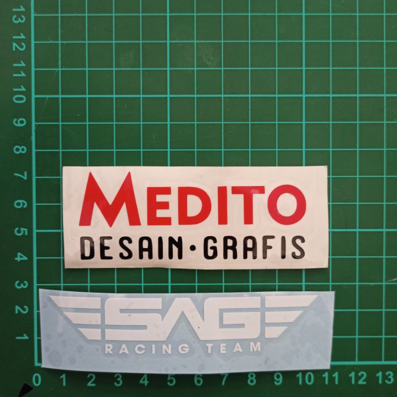 Sticker Cutting SAG Racing Team