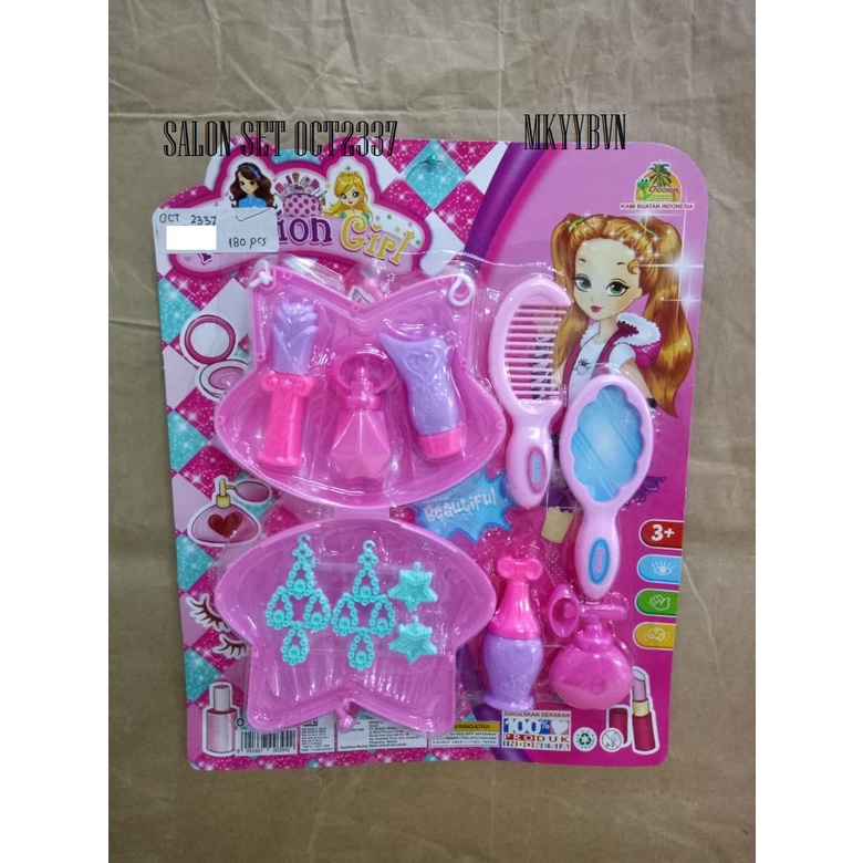 MAINAN MAKE UP MAINAN SALON OCT2337 SET MAINAN ALAT SALON SET MAINAN ANAK PEREMPUAN MAINAN SALON