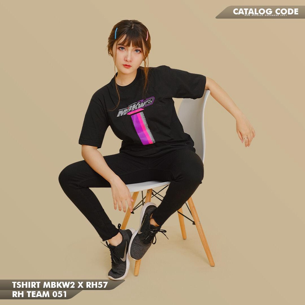 [PROMO BELI 2 ONGKIR 1 BISA COD] TSHIRT MBKW2 X RH57 ORIGINAL RH TEAM 051 KAOS RH57 TSHIRT RACING HE