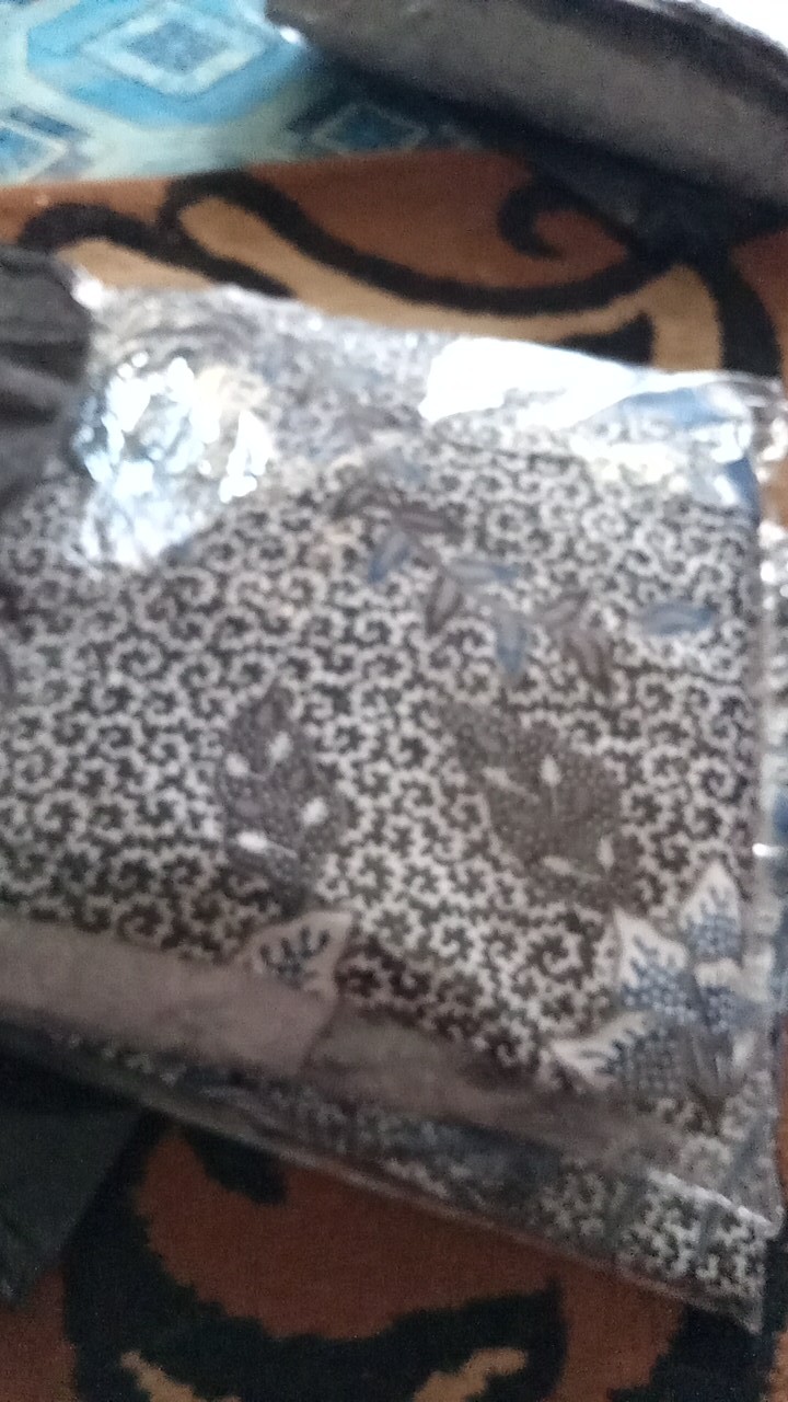 [real Pic & Cod] Wou Batik Couple Anindya Brokat - Couple Batik Gamis Couple Sarimbit Brokat - Kg084