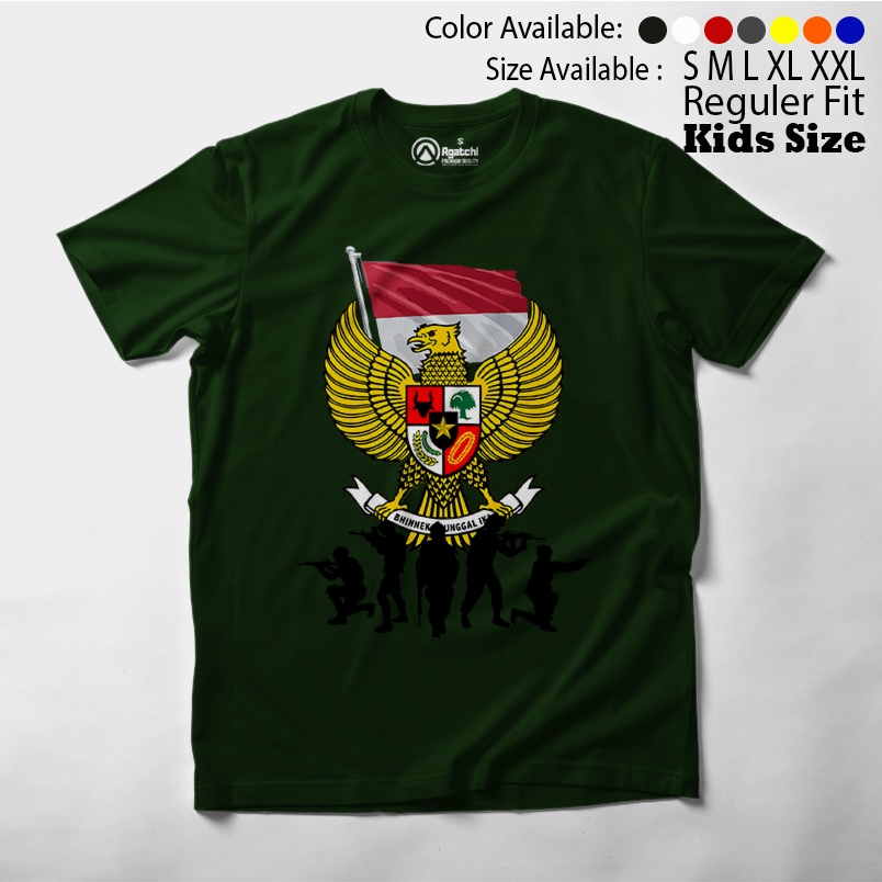 Baju Kaos Atasan Anak Laki-Laki Garuda Indonesia Merdeka