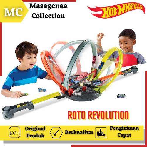 Mainan Lintasan Jalanan Arena Trek Hot Wheels Hotwheels Hotwheel Track Set Action  Motorized Loop
