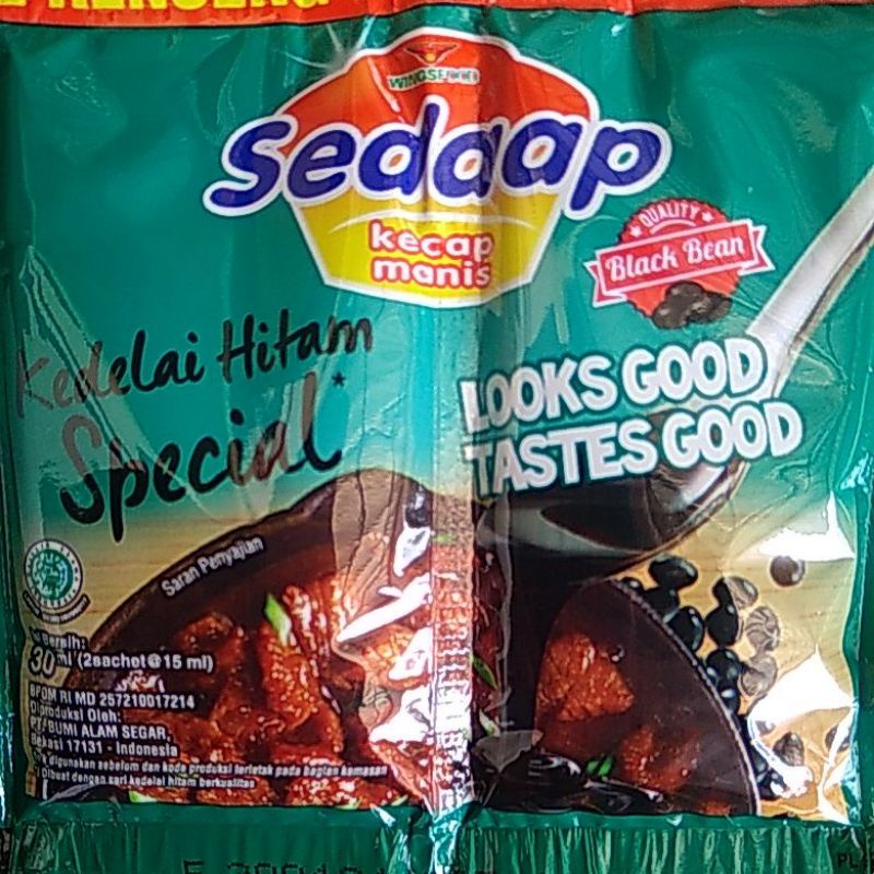 Kecap Sedaap Kedelai hitam ( 24 sachet x 15ml ) 1 renceng