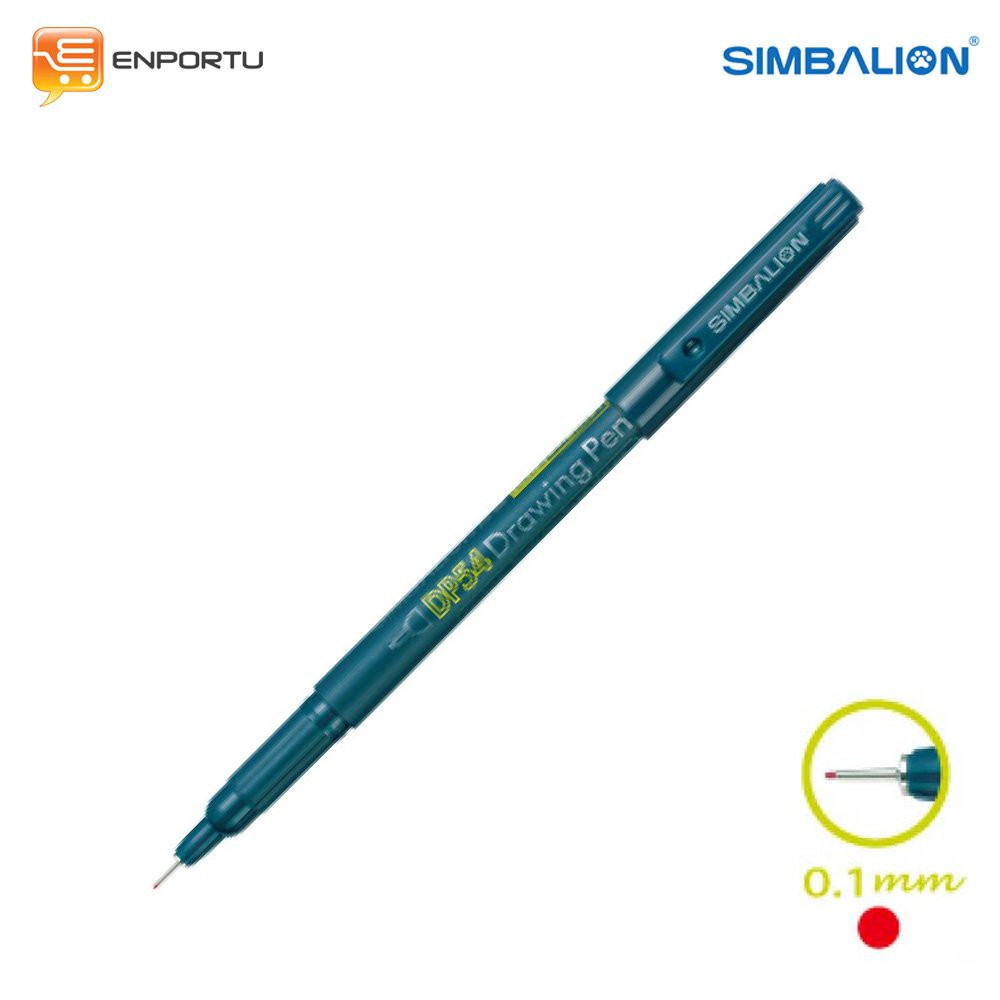 

Hadir SIMBALION Drawing Pen Merah-Lusin Bagus