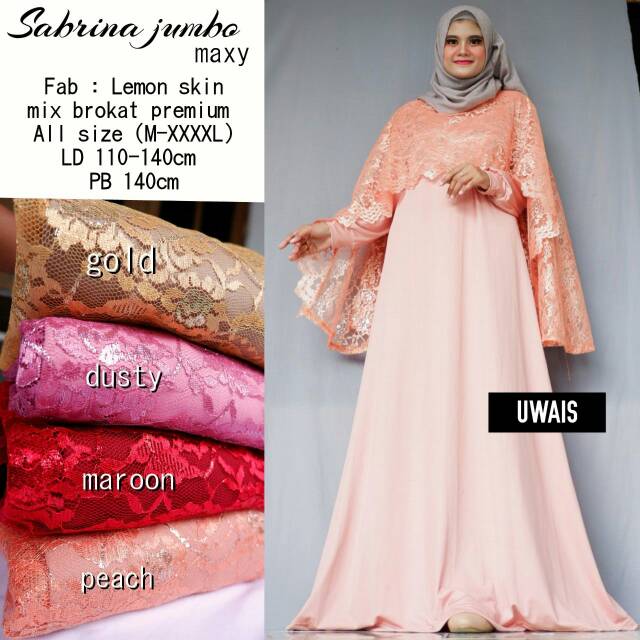 Sabrina jumbo maxy / gamis jumbo