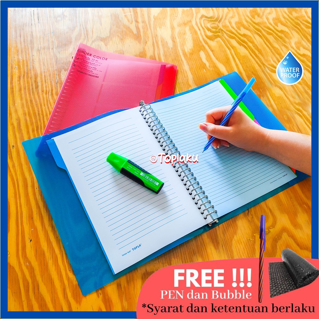 

Binder Transparan Anti Air Buku Notebook Kuliah Sekolah Clear Aesthethic Unik B5 Ring 26 908