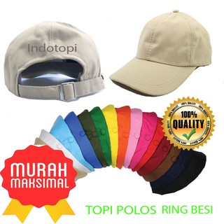 Topi Polos Anak Ring Besi Bahan Lembut Topi Baseball Shopee Indonesia